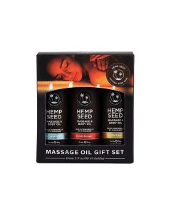 Earthly Body Summer 2023 Massage Oil Gift Set - 2 oz Asst. Scents