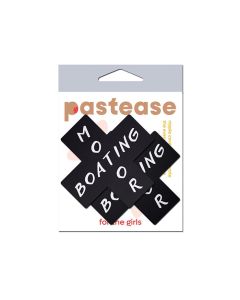 Pastease Motor Boating Plus X - Black/White O/S