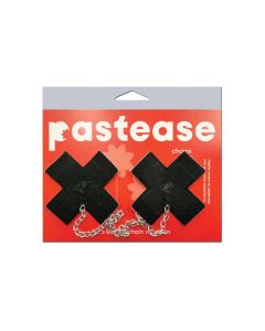 Pastease Chain Plus X Liquid Cross - Black O/S
