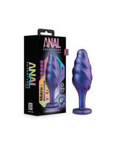 Blush Anal Adventures Matrix Bumped Bling Plug - Sapphire