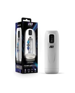 Blush M for Men Robo Bator Powered Vibrating Stroker - White