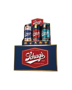 Blush Schag's Beer Can Stroker 6 Pack Merchandising Kit