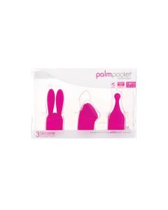 Palm Power Palm Pocket Extended Accessories - 3 Silicone Heads Pink