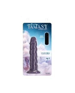 Fantasy Addiction 7" Unicorn Dildo - Purple