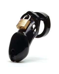 CB-6000 3 1/4" Cock Cage & Lock Set - Black