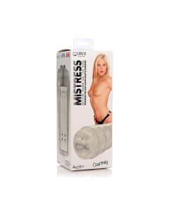 Curve Toys Mistress Courtney Diamond Deluxe Clear Mouth Stroker