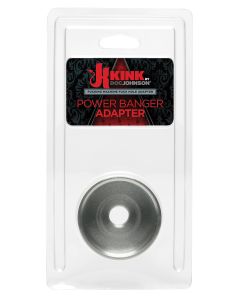 Kink Fucking Machines Power Banger Adapter for Fuck Hole Variable Pressure Stroker - Silver