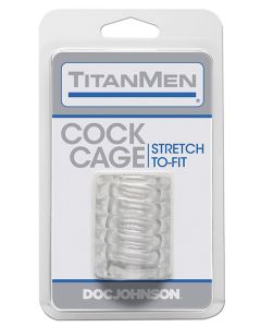 Titanmen Tools Cock Cage - Clear