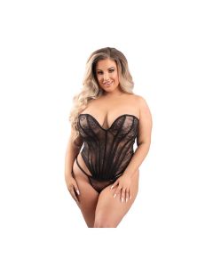 Floral Lace Corset & G-String