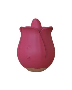 Teresa The Rose Toy w/ Tongue Vibrator - Red