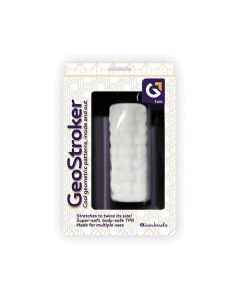 GeoStroker Two 5" Ultra-Soft TPR Stroker - White