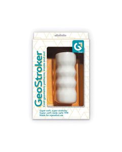 GeoStroker Four 5" Ultra-Soft Stroker - White