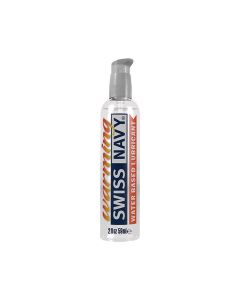 Swiss Navy Warming Water Based Lubricant - 2 oz