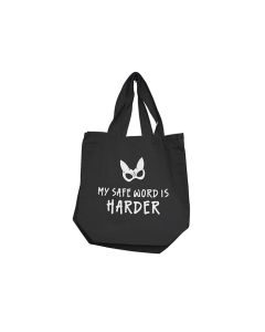 Nobu My Safe Word Is Harder Reusable Tote - Black