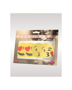 Peekaboos Emoji Hearts Pasties - Pack of 2