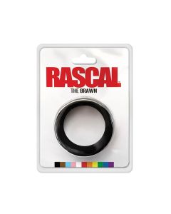 Rascal The Brawn Silicone Cock Ring - Black