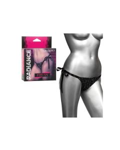 Radiance Side Tie Panties Black O/S