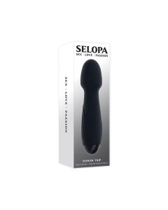 Selopa Power Trip Wand Vibrator - Black