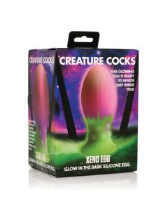 Creature Cocks Glow in the Dark Xeno Silicone Egg