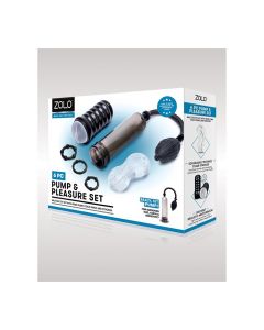 ZOLO 6 pc Pump & Pleasure Set - Black